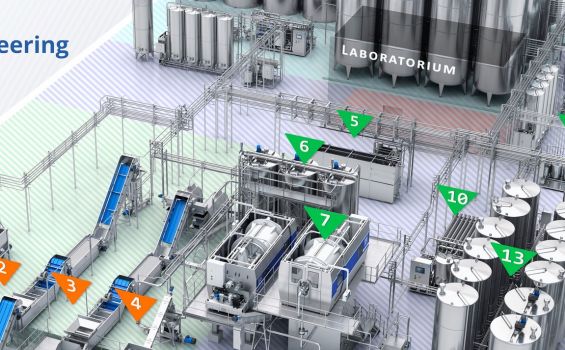 Kompletne linie technologiczne do produkcji soków, koncentratów i puree owocowych