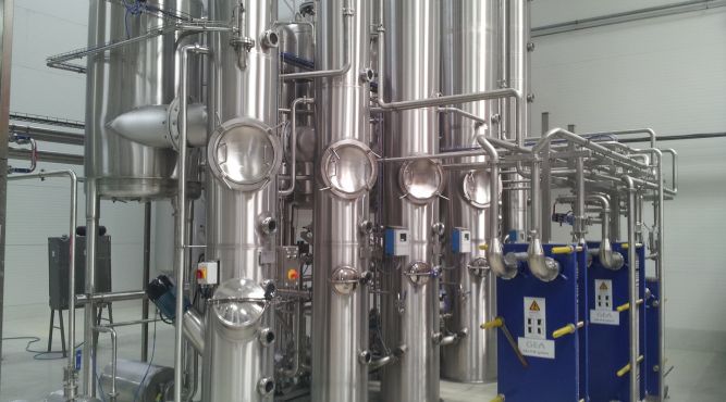 Kompletna linia do produkcji soku zagęszczonego z jabłek i owoców kolorowych