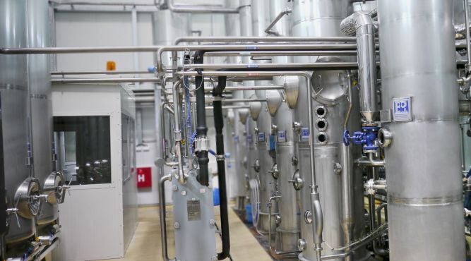 Kompletna linia technologiczna do produkcji koncentratów i puree owocowych