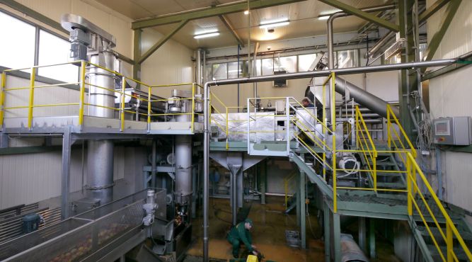 Dostawa, montaż i uruchomienie elementów linii do produkcji koncentratów owocowych